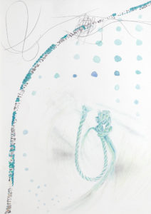 Drawing by Jane Irwin at Sivarulrasa Gallery