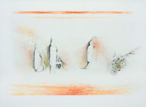 Drawing by Jane Irwin at Sivarulrasa Gallery