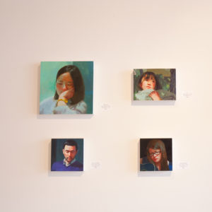 Paintings by Caroline Ji, Installation View at Sivarulrasa Gallery in Almonte, Ontario