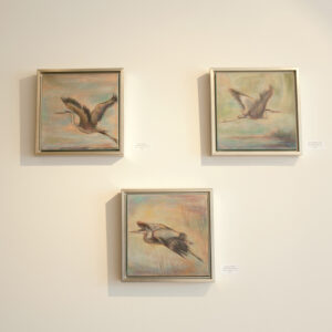 Painting by Barbara Gamble, Installation View at Sivarulrasa Gallery