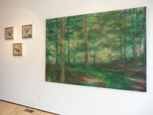 Painting by Barbara Gamble, Installation View at Sivarulrasa Gallery