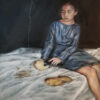 Painting by Jihane Mossalim at Sivarulrasa Gallery
