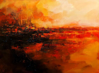 Paintings by William Liao at Sivarulrasa Gallery